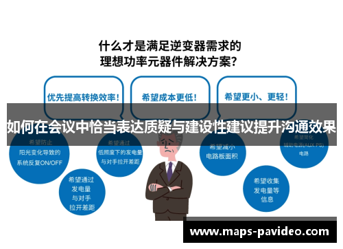 如何在会议中恰当表达质疑与建设性建议提升沟通效果